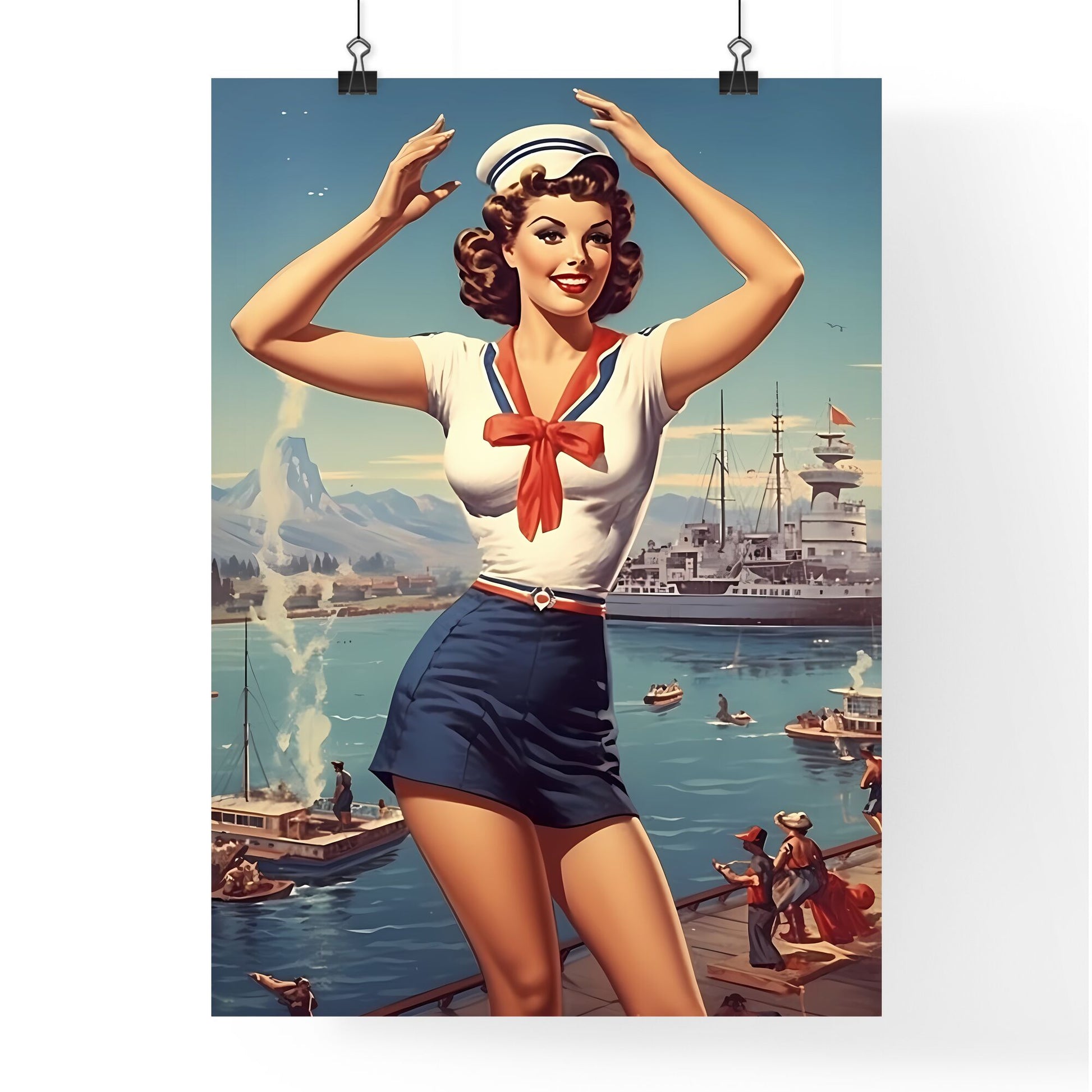 A Woman In A Sailor Outfit Default Title