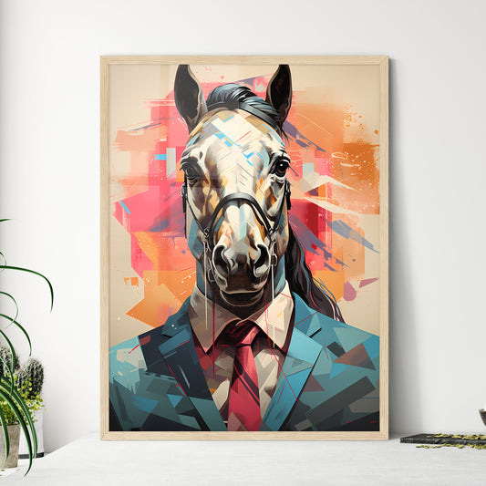 Horsemen - A Horse Wearing A Suit And Tie Default Title