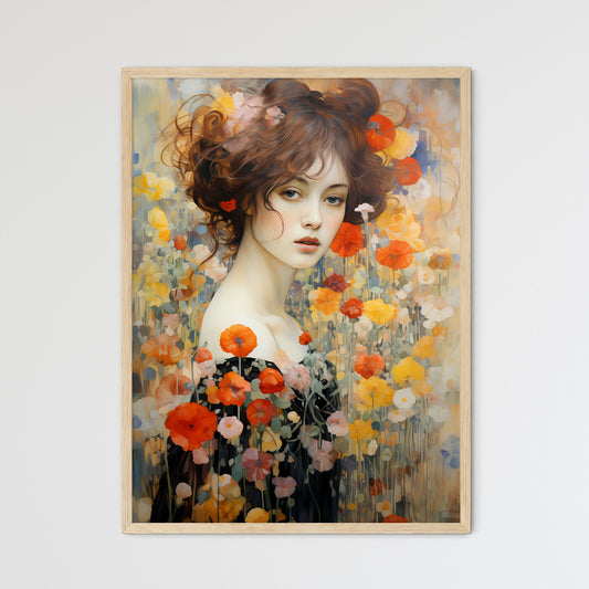 Impressionism - A Woman With Red Hair And Flowers Default Title