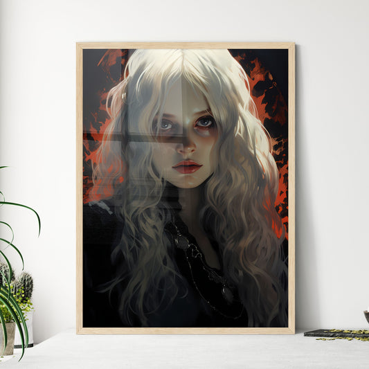 Dark Fantasy - A Woman With Long Blonde Hair Default Title