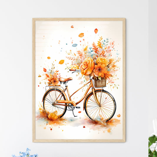 Birthday Bike - A Watercolor Painting Of A Bicycle With Flowers Default Title