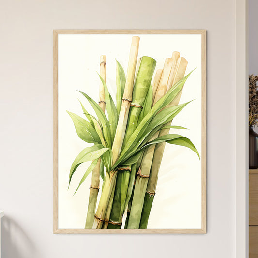 Sugar Cane - A Bunch Of Bamboo Stems With Leaves Default Title