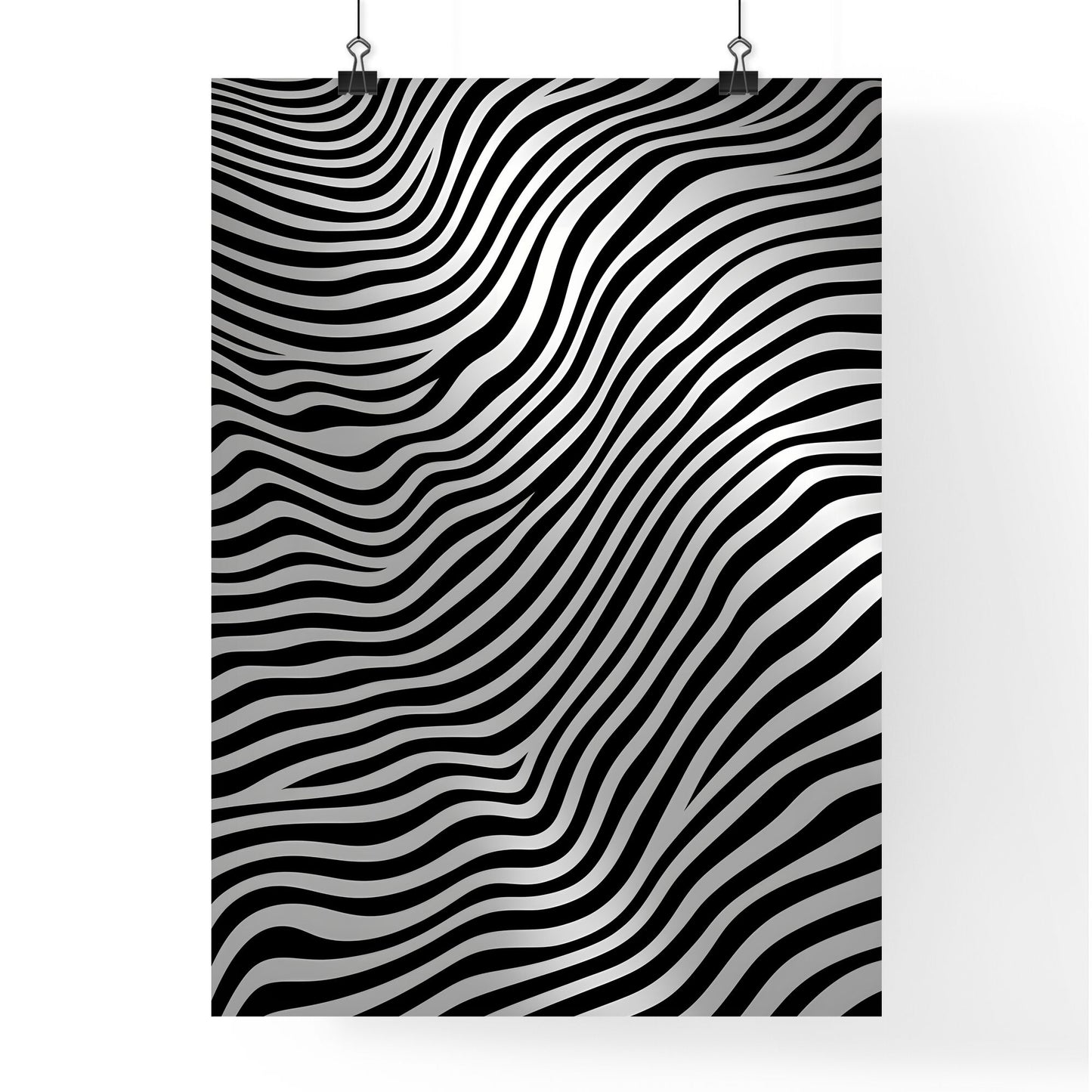 A Black And White Striped Pattern Default Title