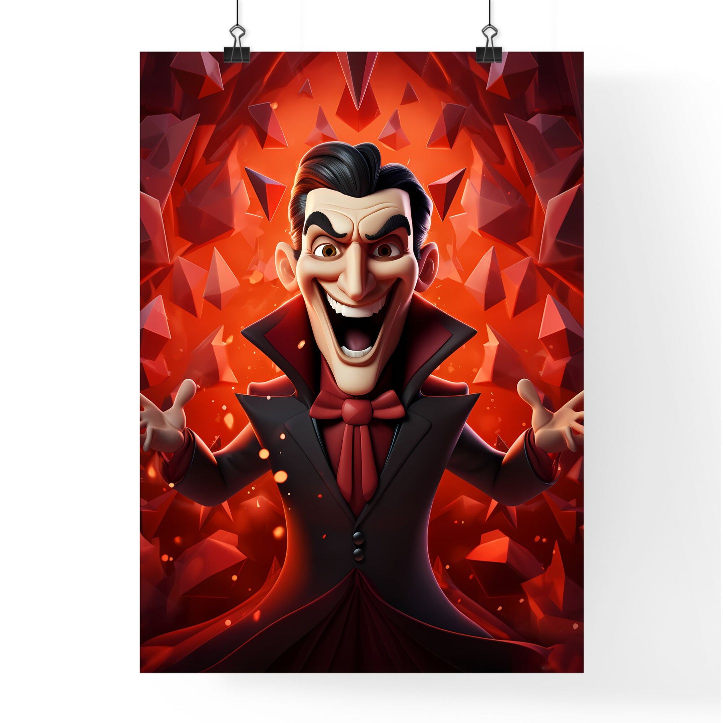 A Cartoon Character Of A Vampire Default Title