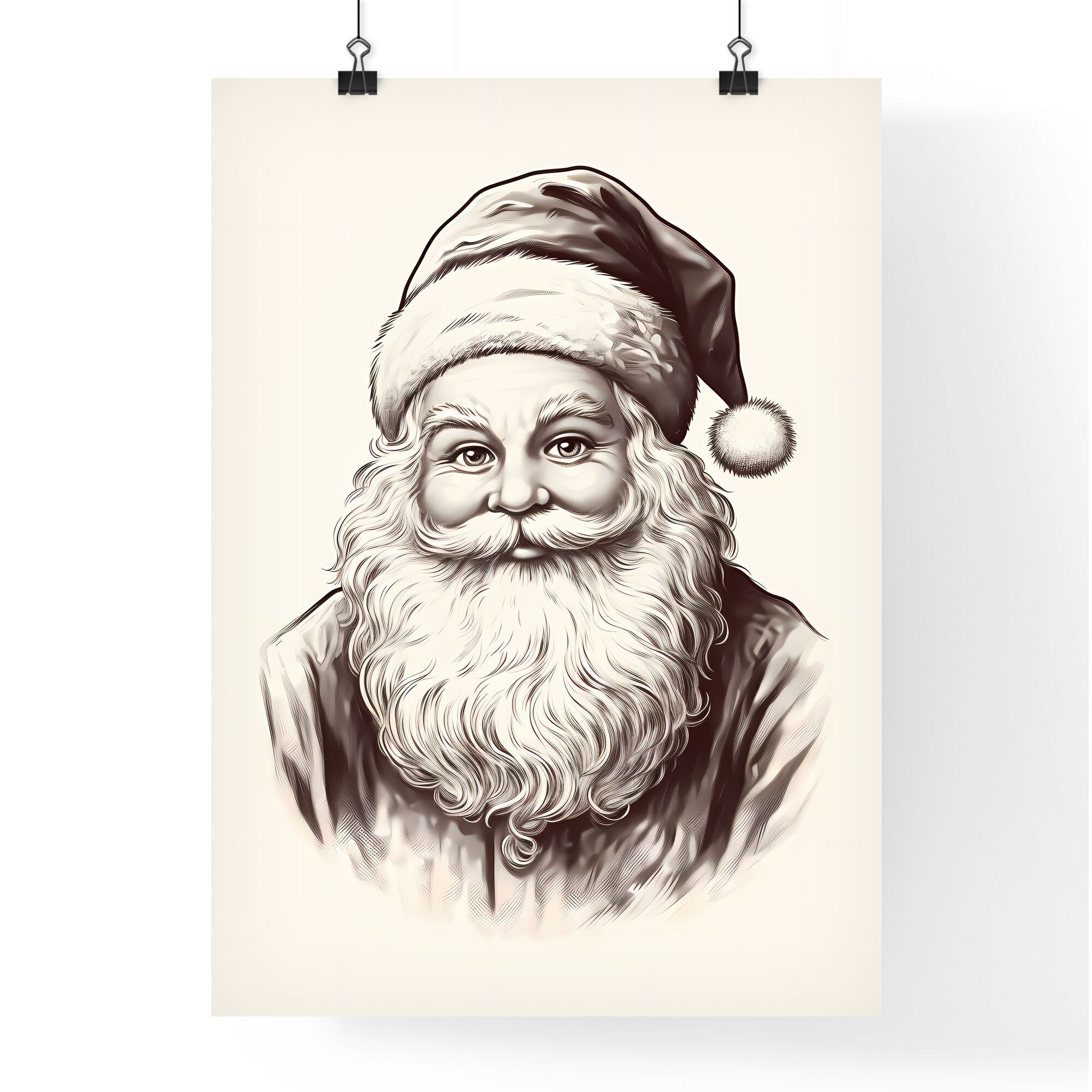 Continuous line drawing santa claus waving hello with gift bag color,  Concept of Christmas. Holiday, New year. Vector design illustration on  white background. Stock Vector | Adobe Stock