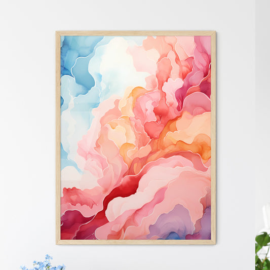 A Colorful Painting Of A Flower Default Title