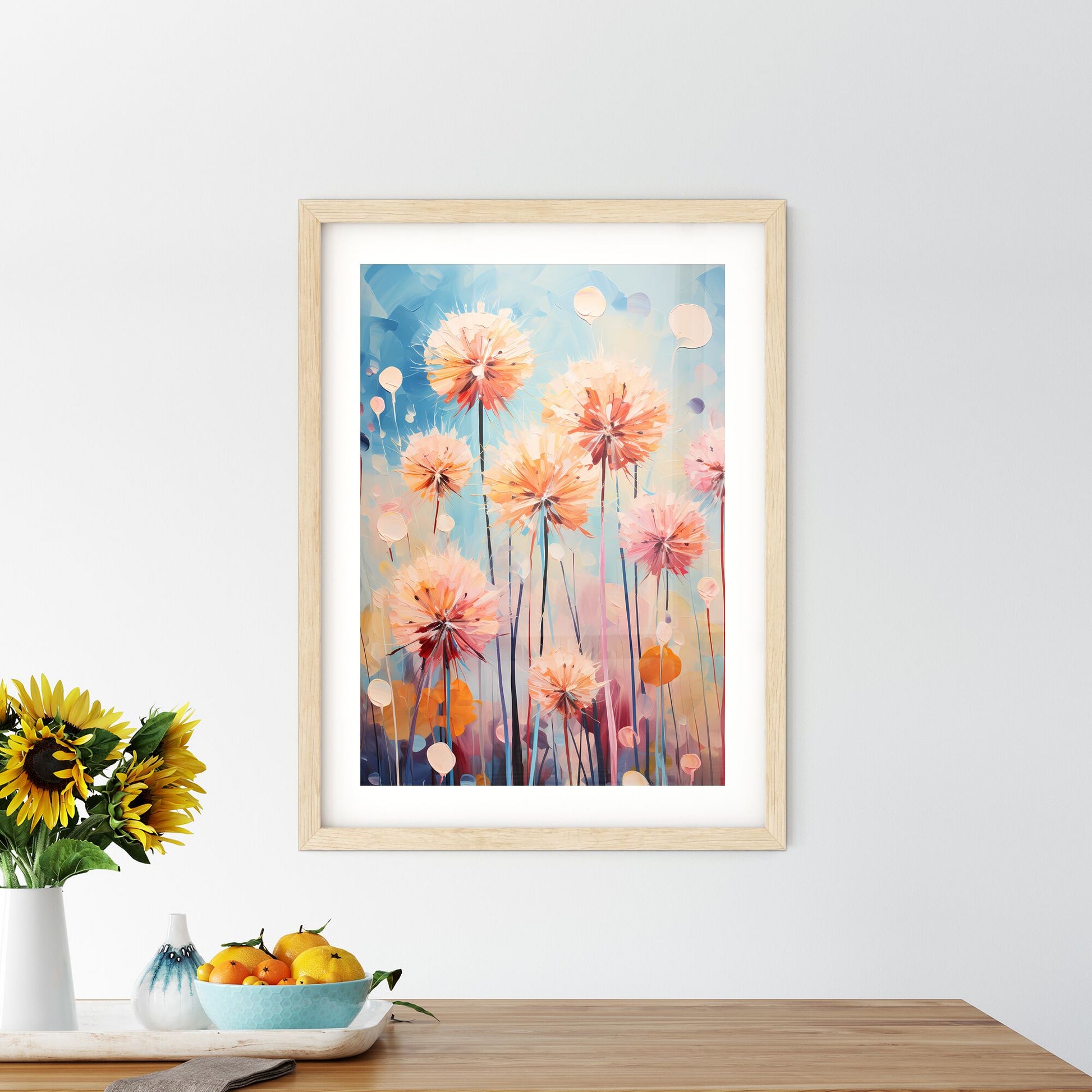 A Painting Of Flowers In A Field Default Title