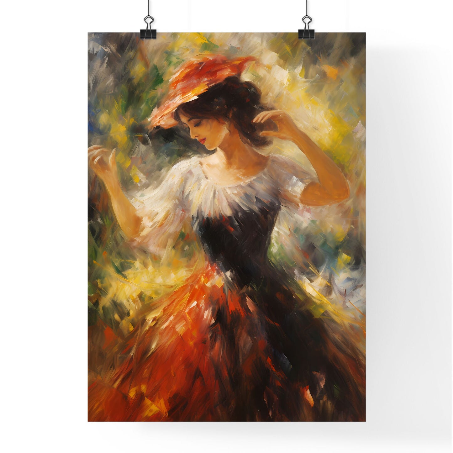 Little Dancer - A Painting Of A Woman In A Dress Default Title