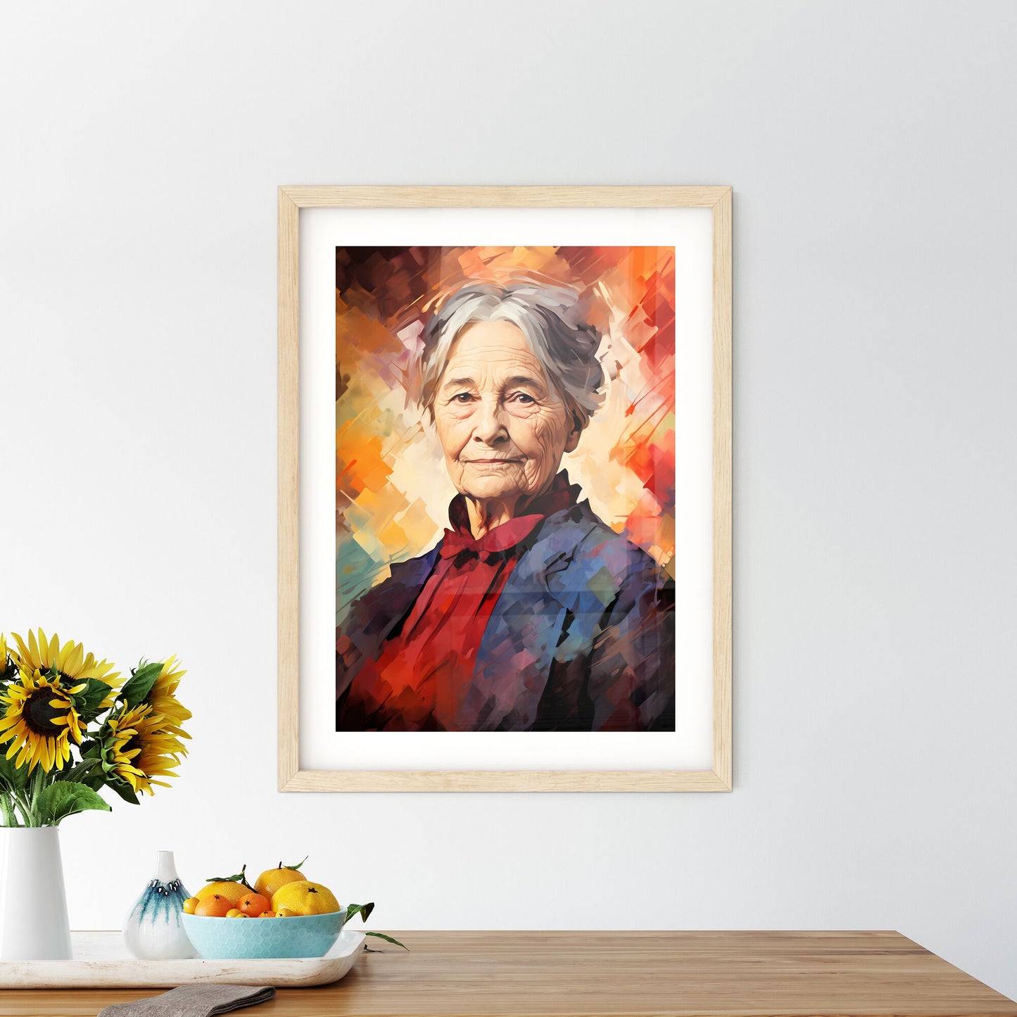Beatrix Potter - A Woman With Grey Hair And Red Shirt Default Title