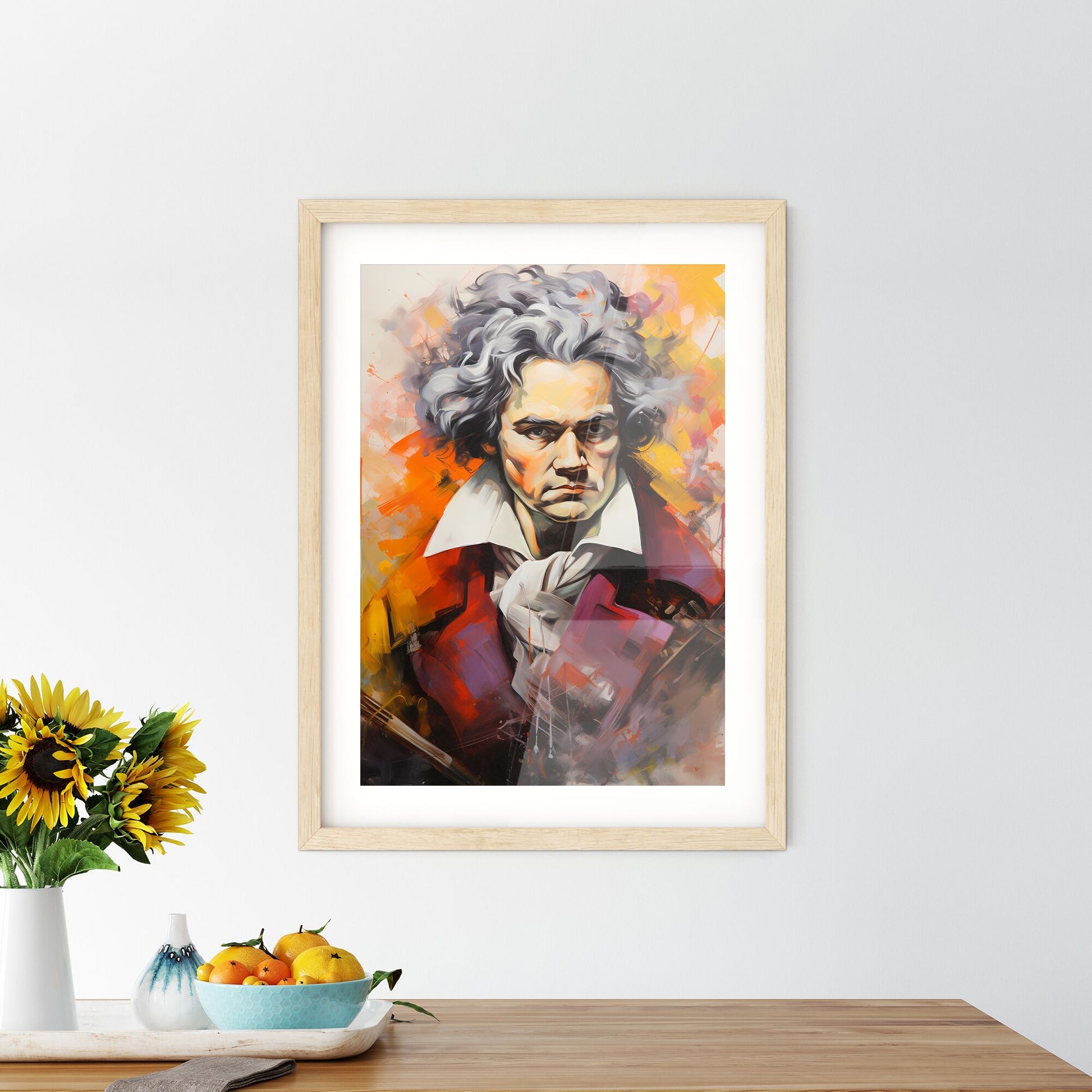 Beethoven - A Painting Of A Man Default Title