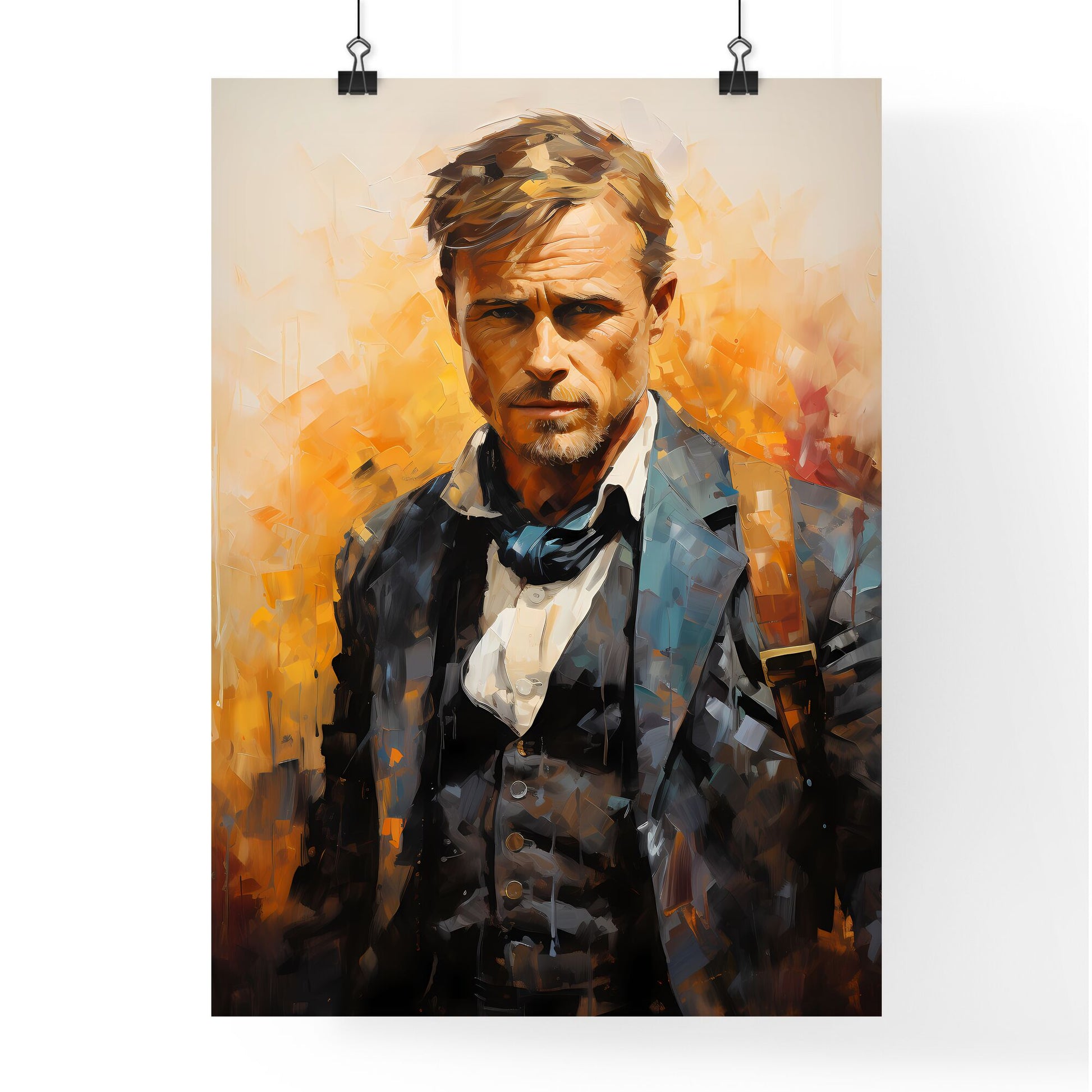 Butch Cassidy - A Painting Of A Man In A Suit Default Title