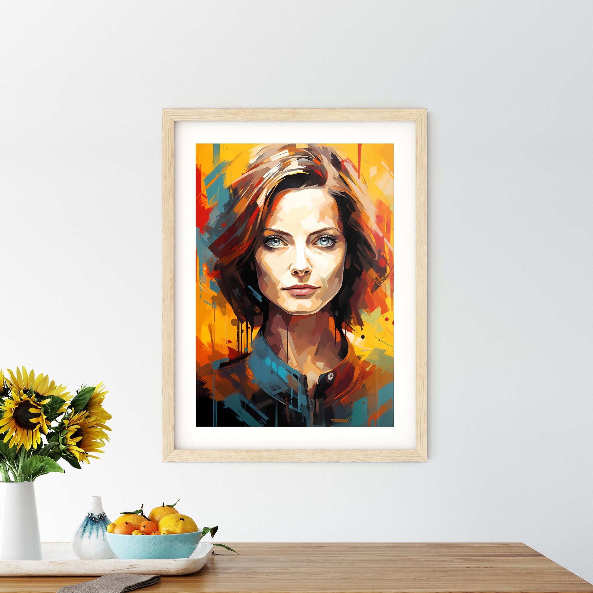 Clarice Starling Jodie Foster - A Painting Of A Woman Default Title