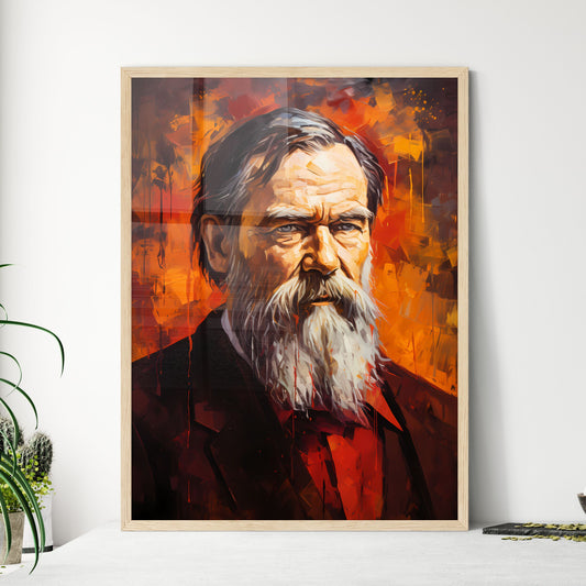 Friedrich Engels - A Painting Of A Man With A Beard Default Title