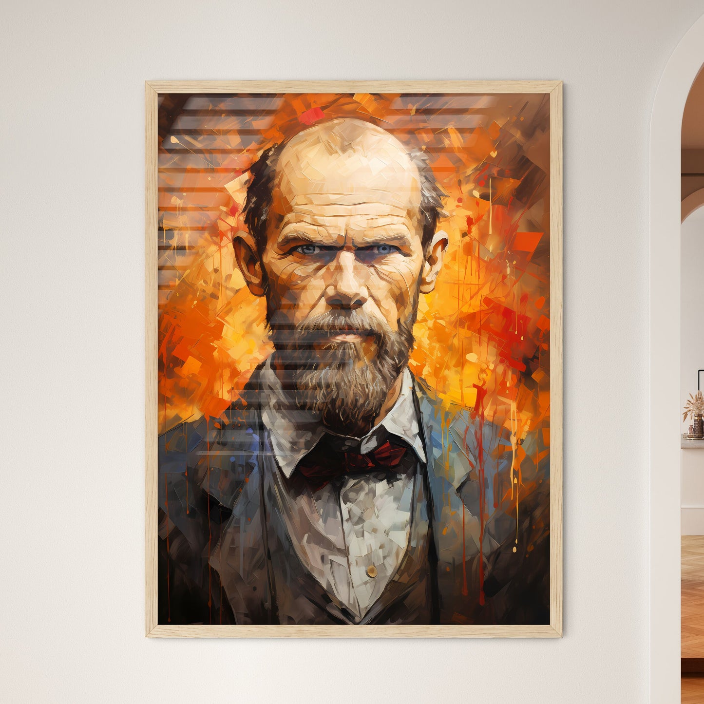 Fyodor Dostoevsky - A Painting Of A Man With A Beard Default Title