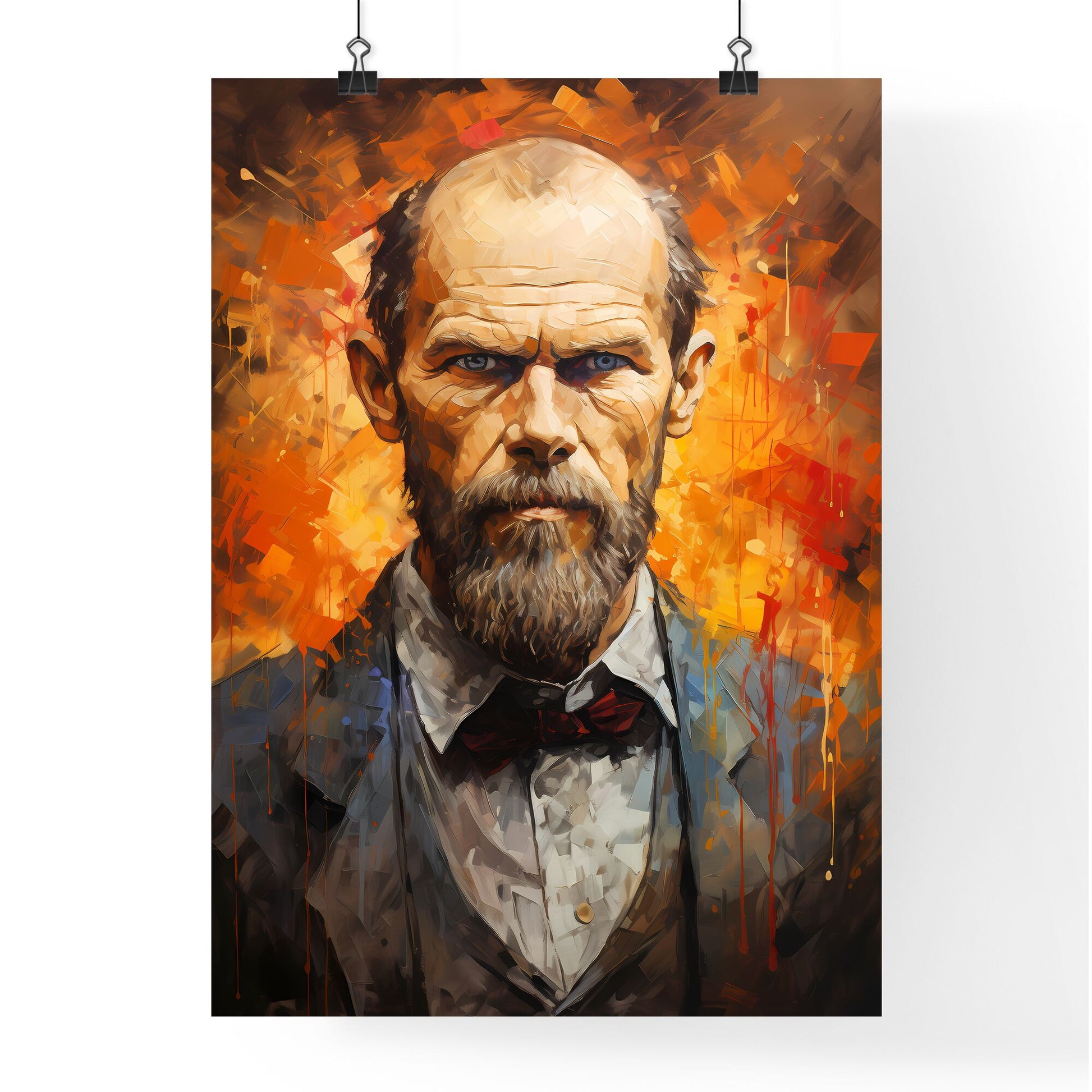 Fyodor Dostoevsky - A Painting Of A Man With A Beard Default Title