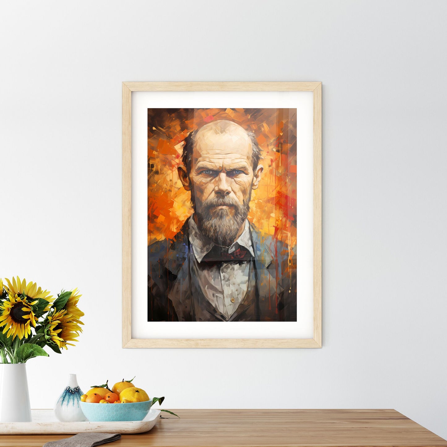 Fyodor Dostoevsky - A Painting Of A Man With A Beard Default Title
