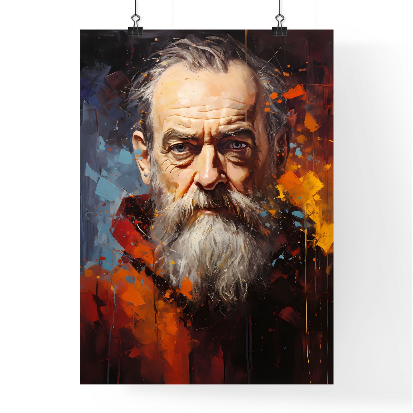 Galileo - A Painting Of A Man With A Beard Default Title