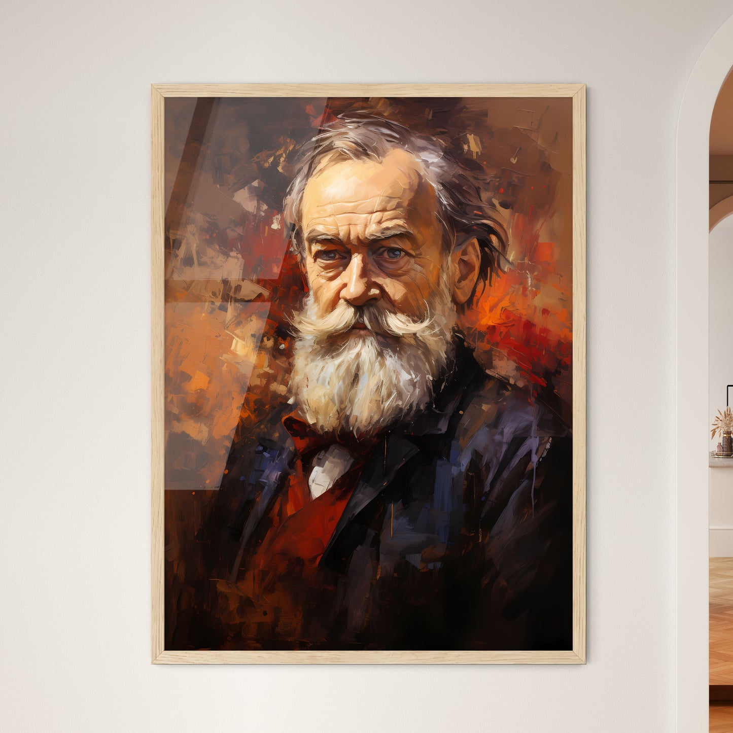 Galileo Galilei - A Painting Of A Man With A White Beard Default Title