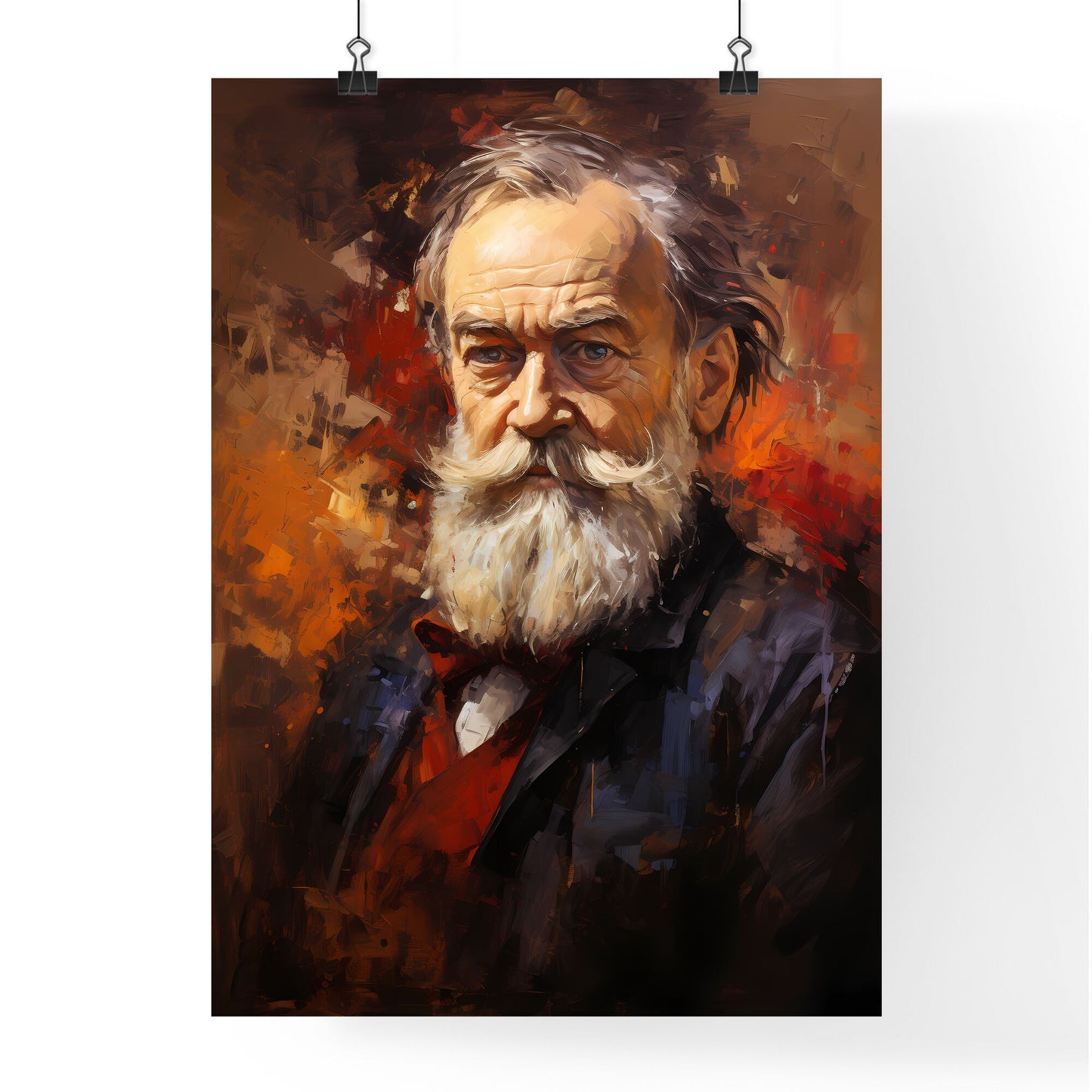 Galileo Galilei - A Painting Of A Man With A White Beard Default Title