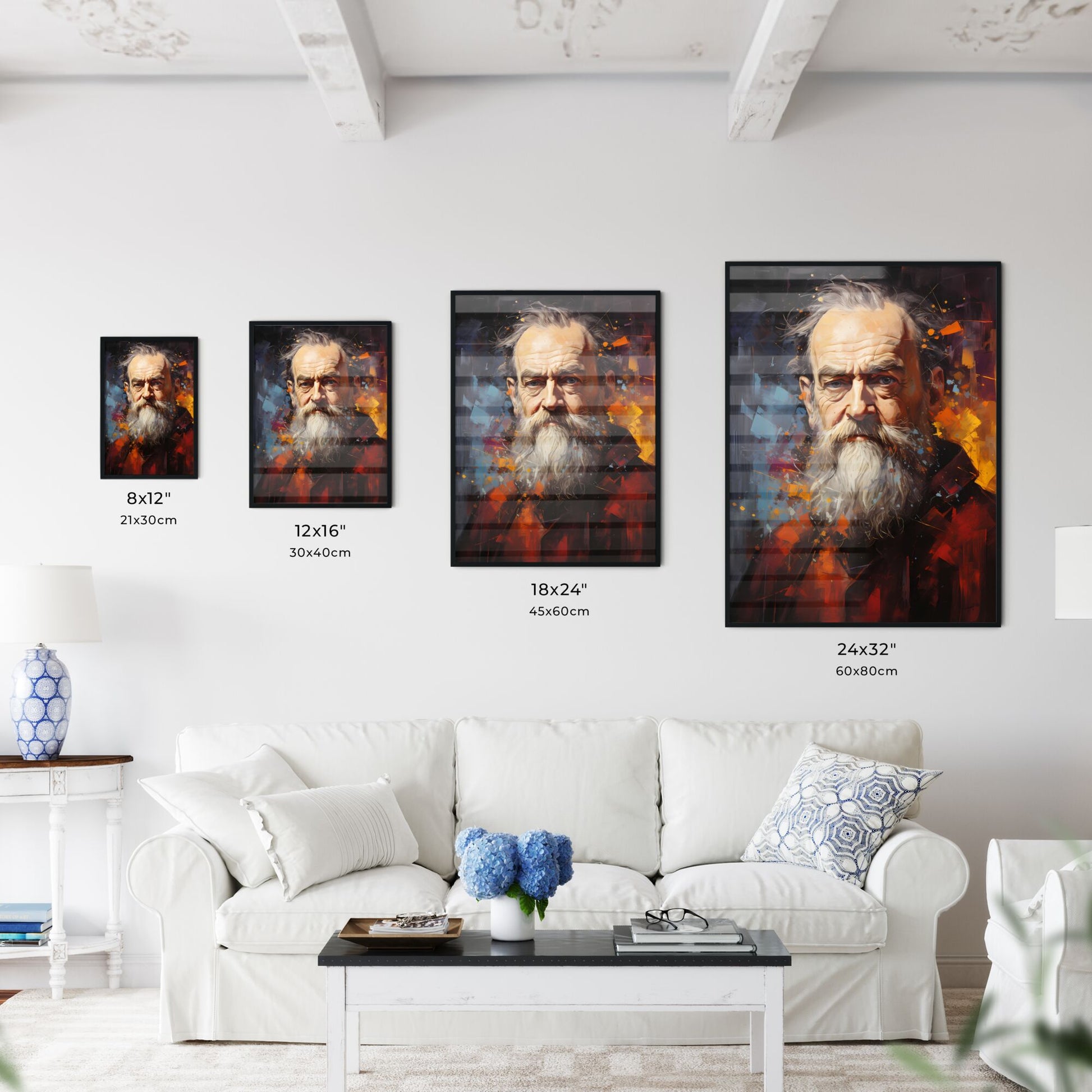 Galileo Galilei - A Painting Of A Man With A Beard Default Title