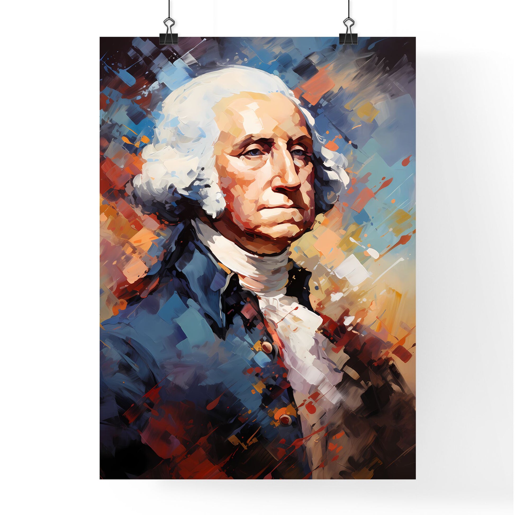 George Washington - A Painting Of A Man Default Title