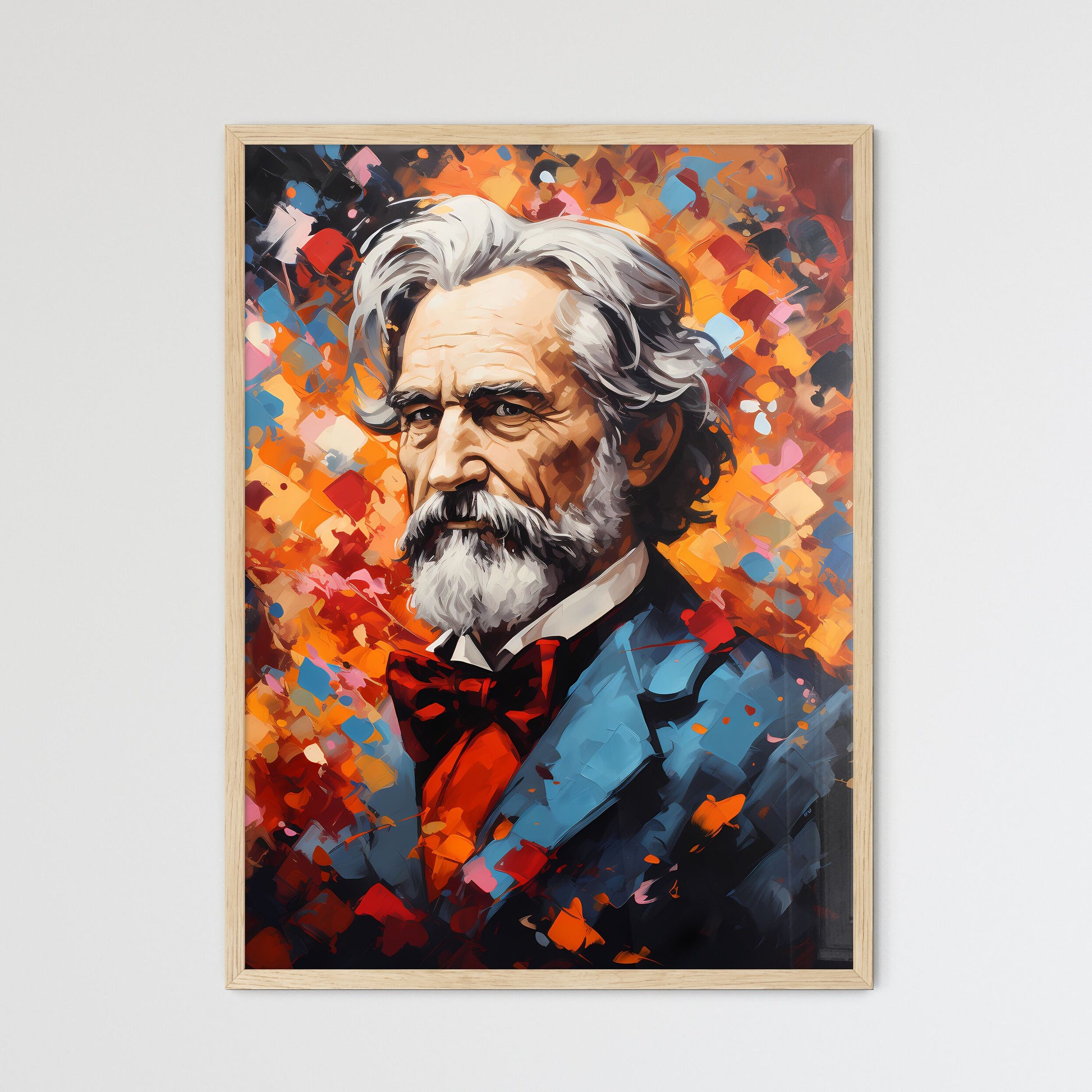 Giuseppe Verdi - A Painting Of A Man With A Beard And Mustache Default Title