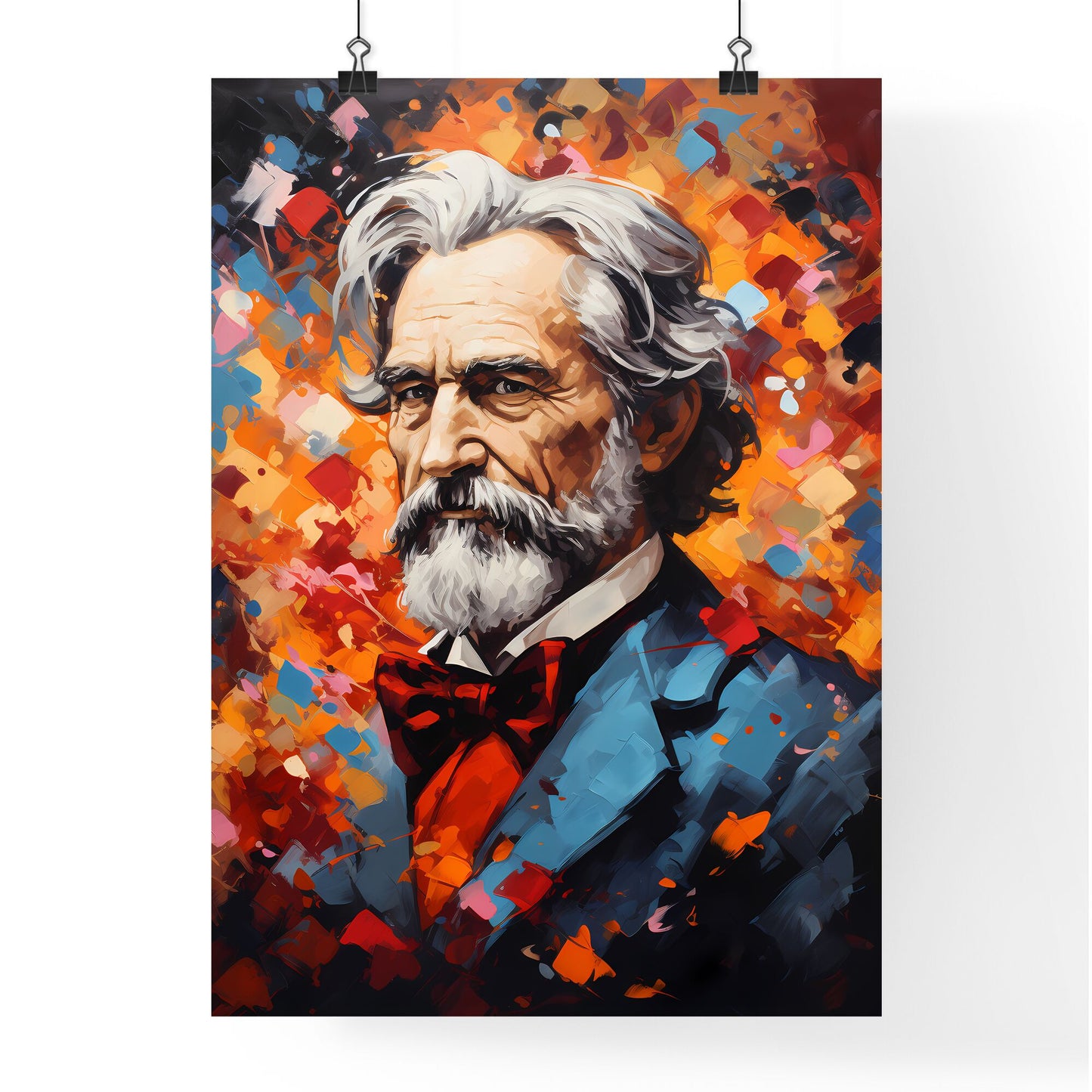 Giuseppe Verdi - A Painting Of A Man With A Beard And Mustache Default Title