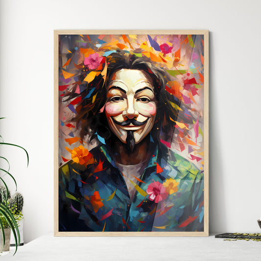 Guy Fawkes - A Man With A Mask And Flowers Default Title