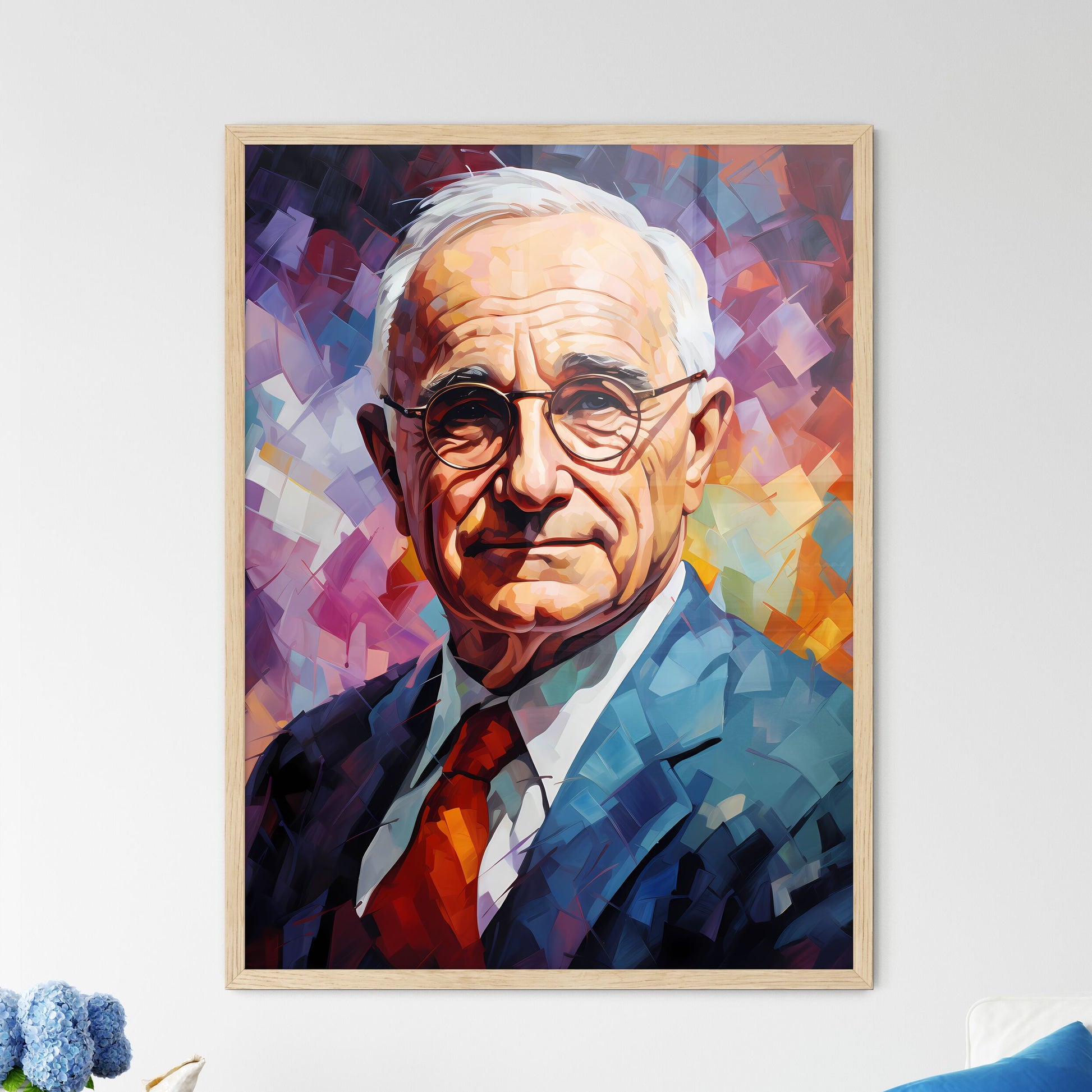 Harry S. Truman - A Man Wearing Glasses And A Suit Default Title