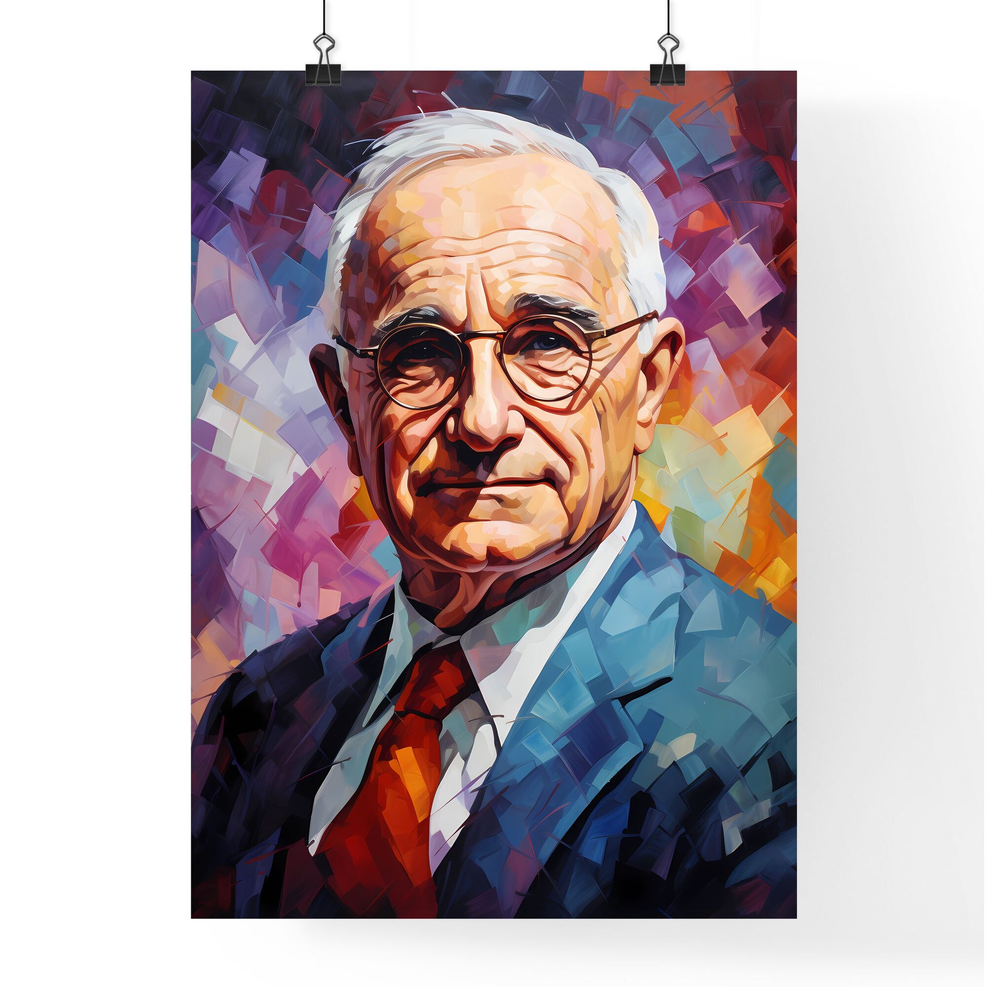 Harry S. Truman - A Man Wearing Glasses And A Suit Default Title