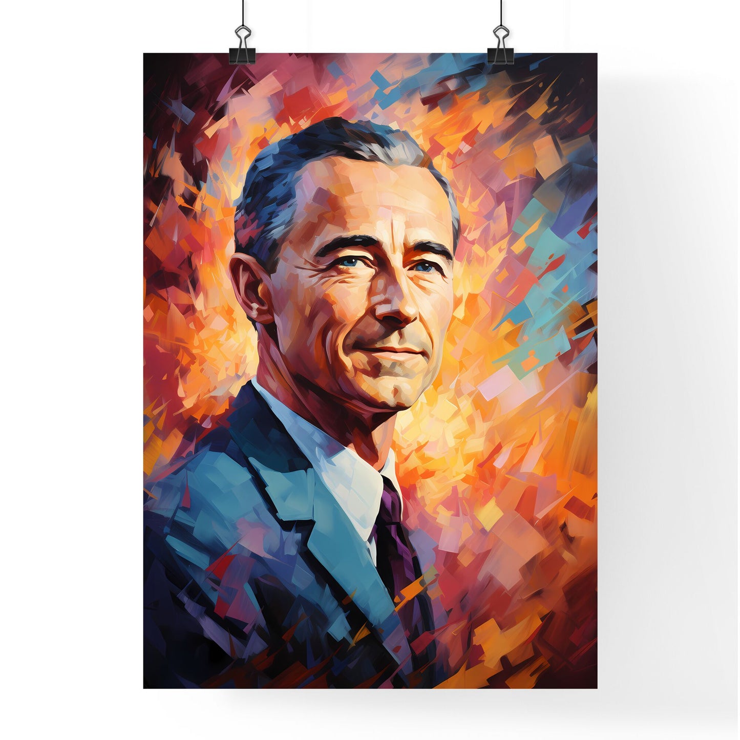 J. Robert Oppenheimer - A Man In A Suit And Tie Default Title