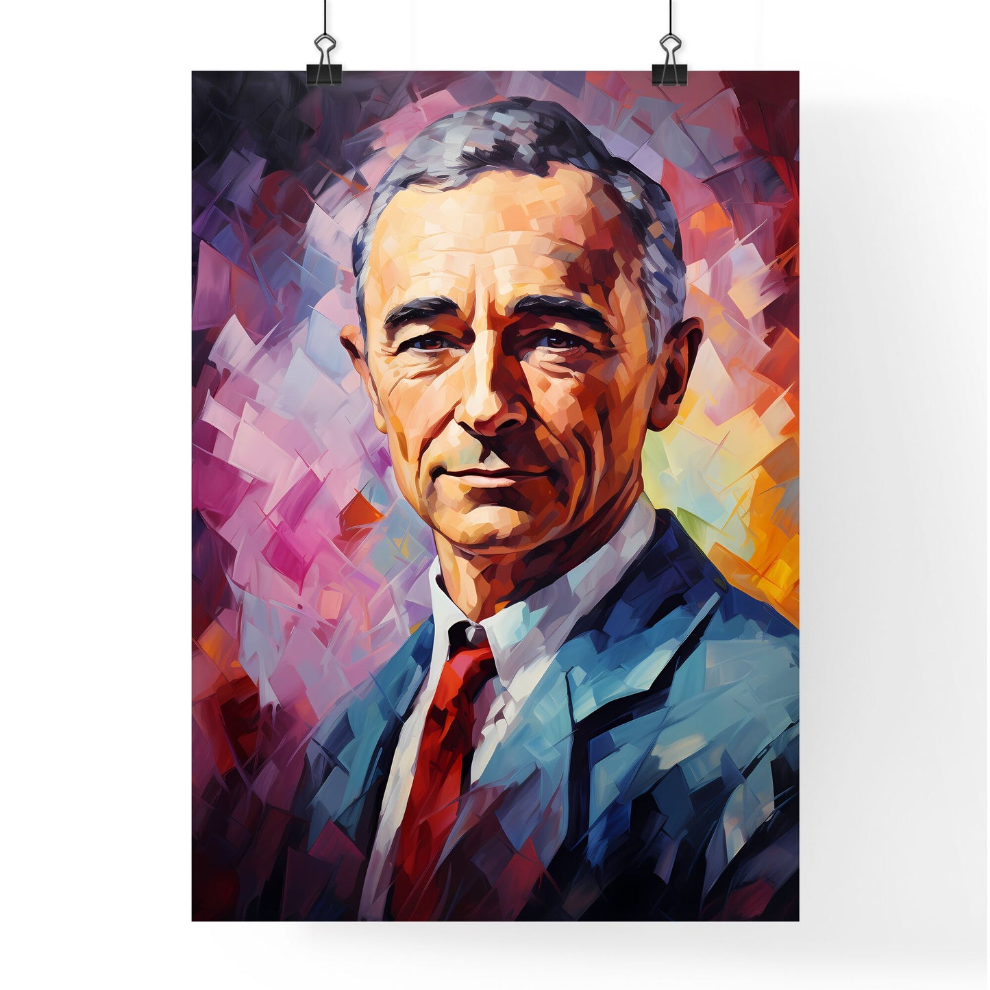 J. Robert Oppenheimer - A Painting Of A Man Default Title
