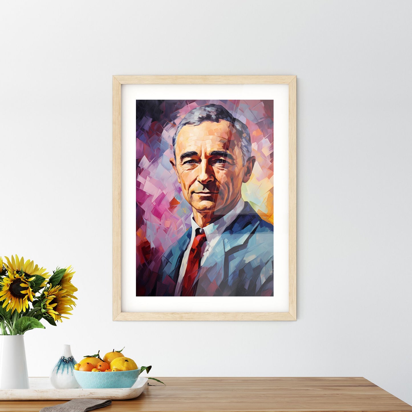 J. Robert Oppenheimer - A Painting Of A Man Default Title
