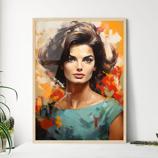 Jacqueline Kennedy Onassis - A Painting Of A Woman Default Title
