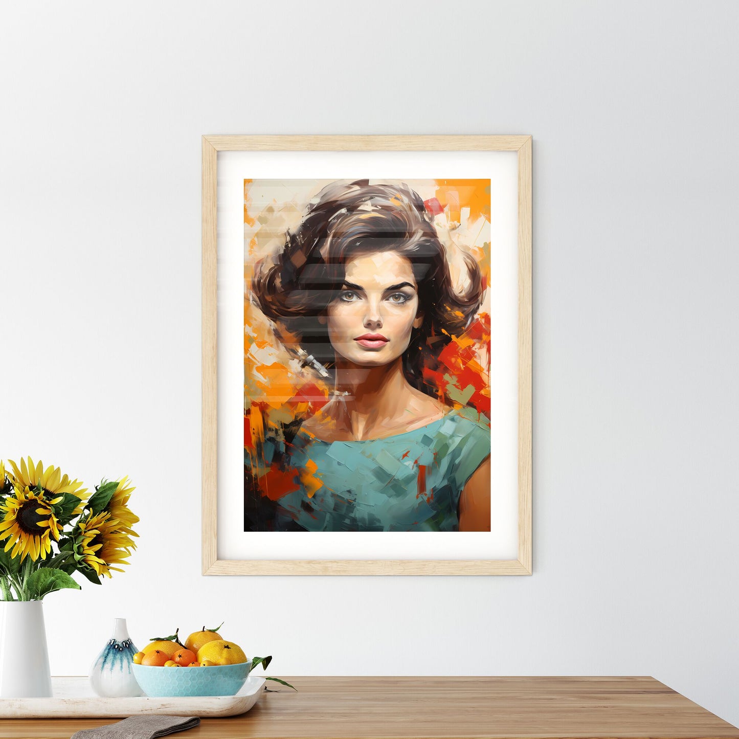 Jacqueline Kennedy Onassis - A Painting Of A Woman Default Title