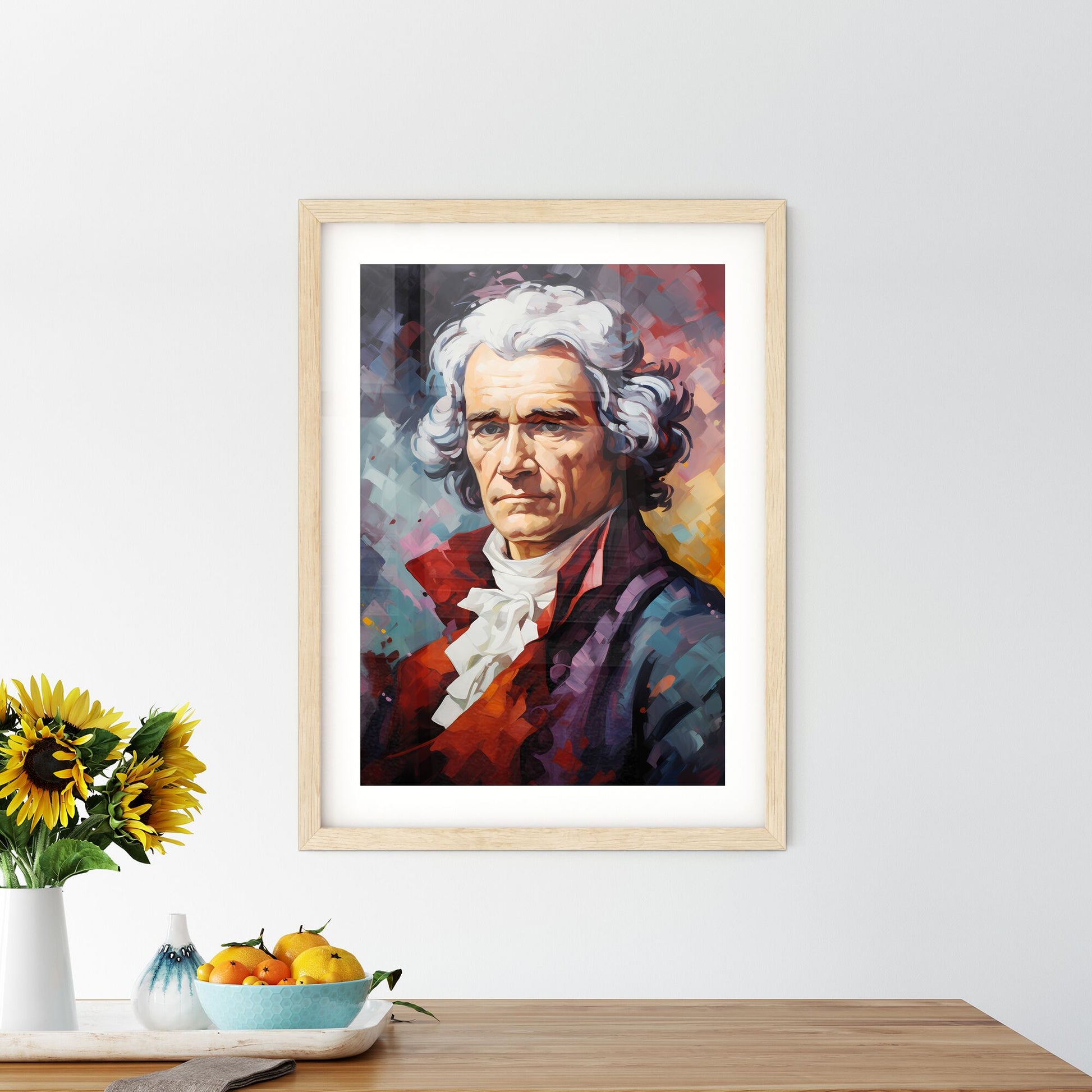 Jean Jacques Rousseau - A Painting Of A Man Default Title