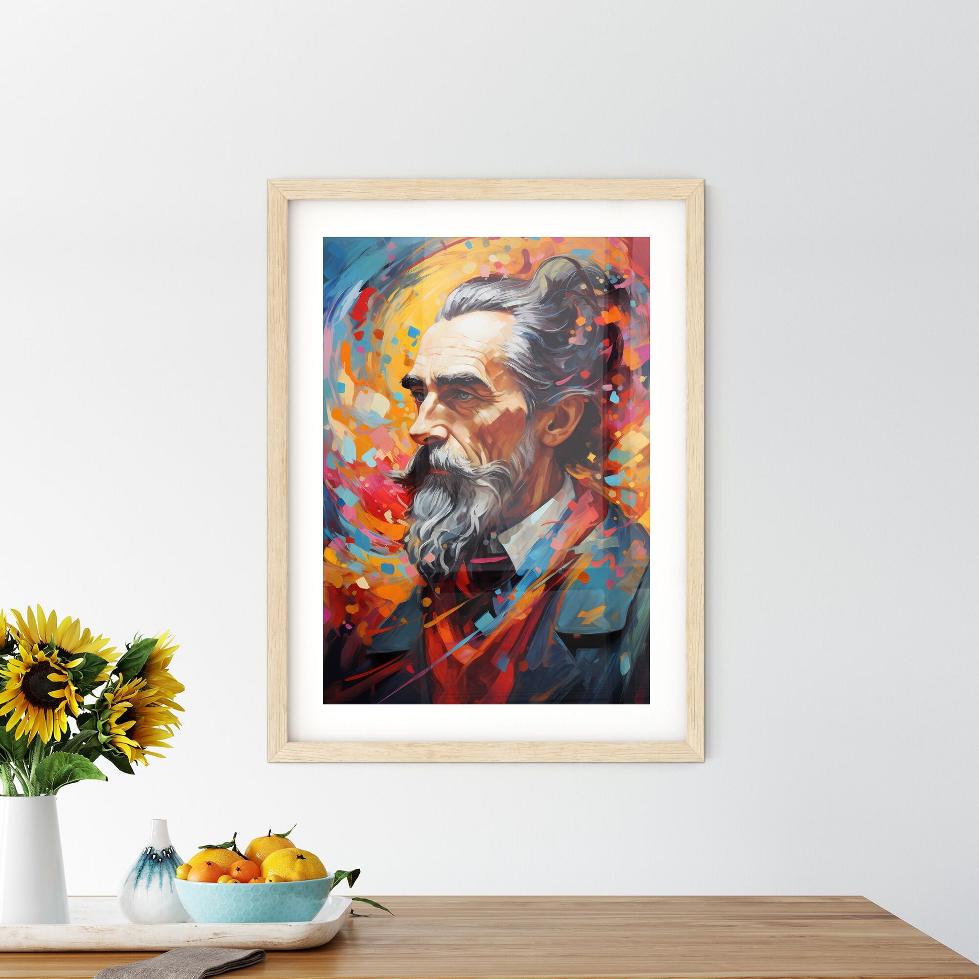 Johannes Kepler - A Painting Of A Man With A Beard Default Title