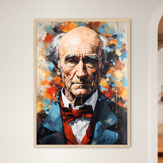 John Stuart Mill - A Painting Of An Old Man Default Title