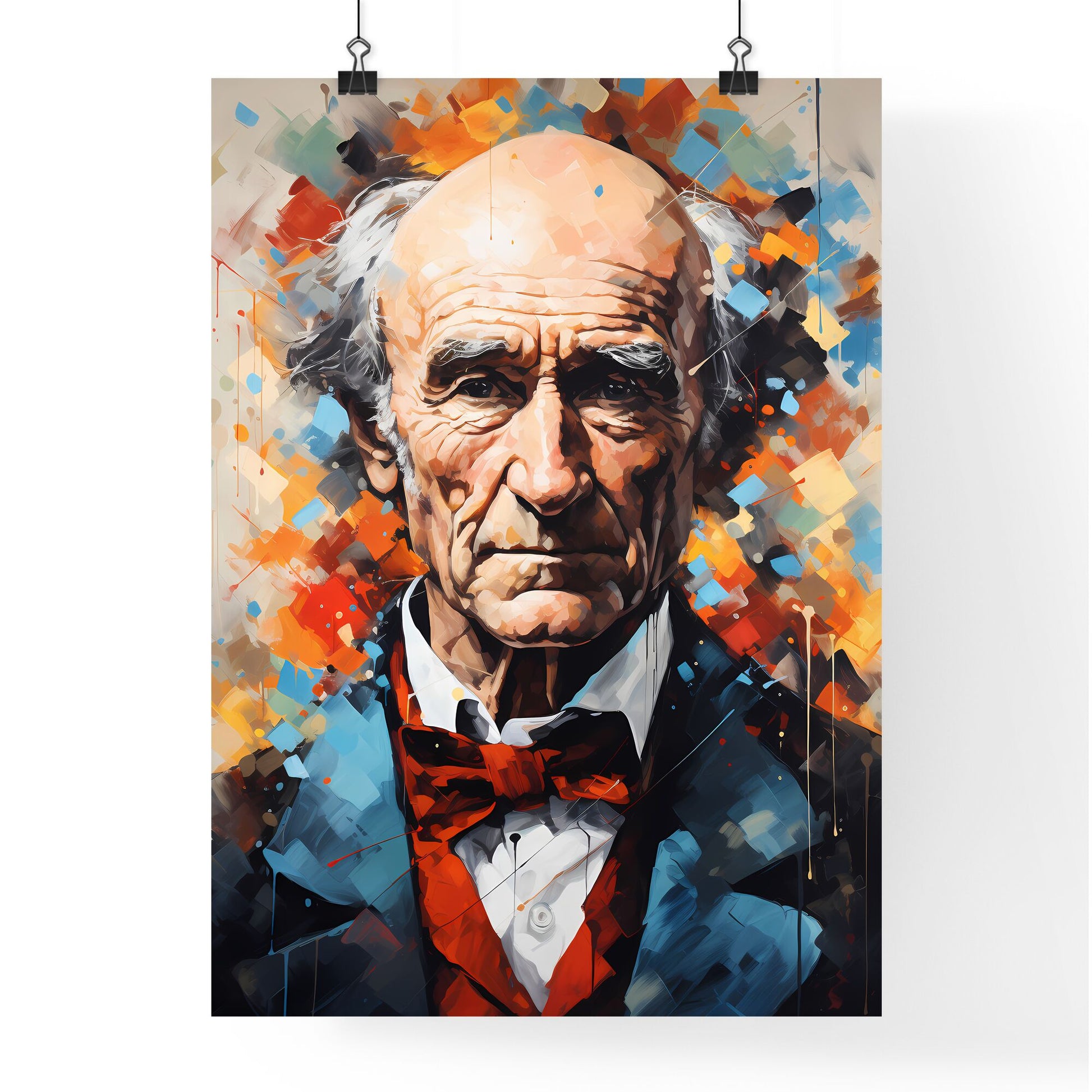 John Stuart Mill - A Painting Of An Old Man Default Title