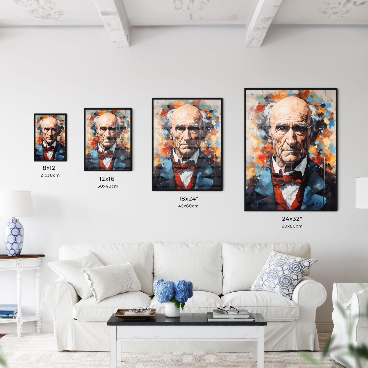 John Stuart Mill - A Painting Of An Old Man Default Title