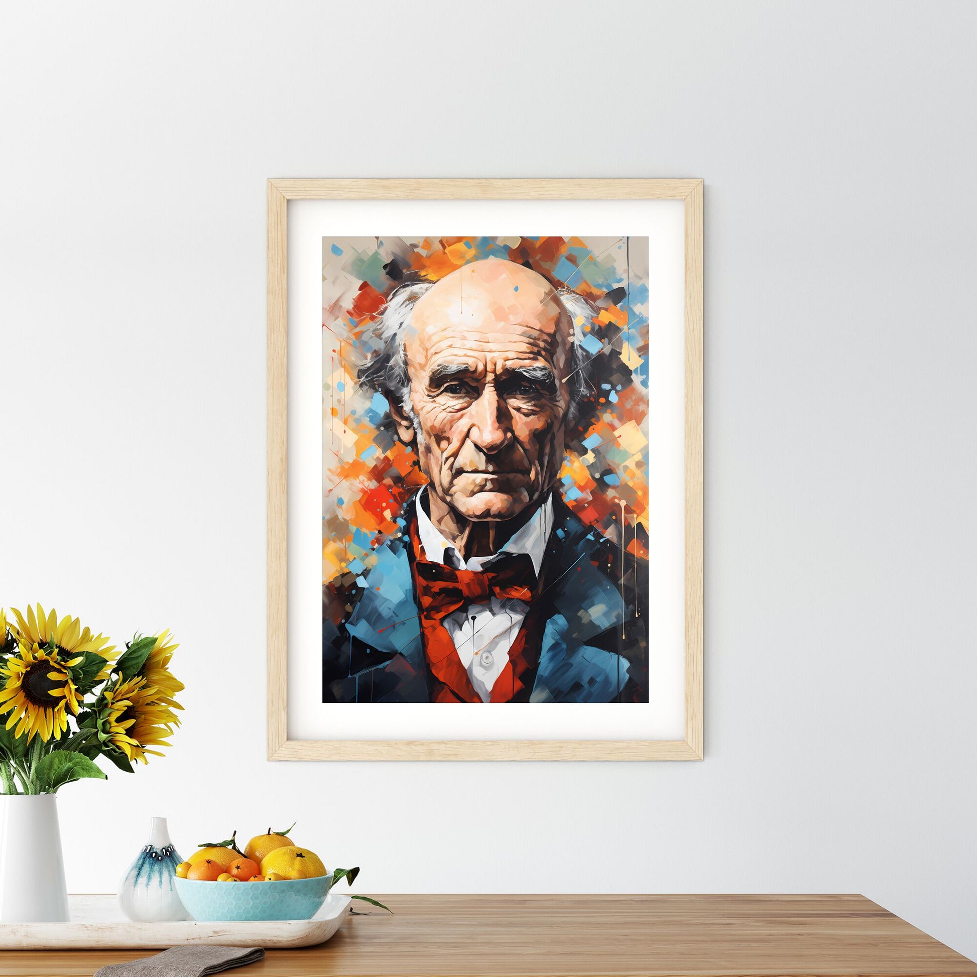 John Stuart Mill - A Painting Of An Old Man Default Title