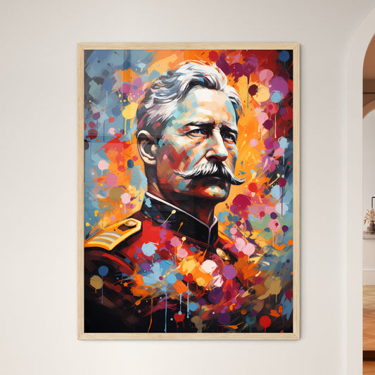 Kaiser Wilhelm Ii - A Painting Of A Man With A Mustache Default Title