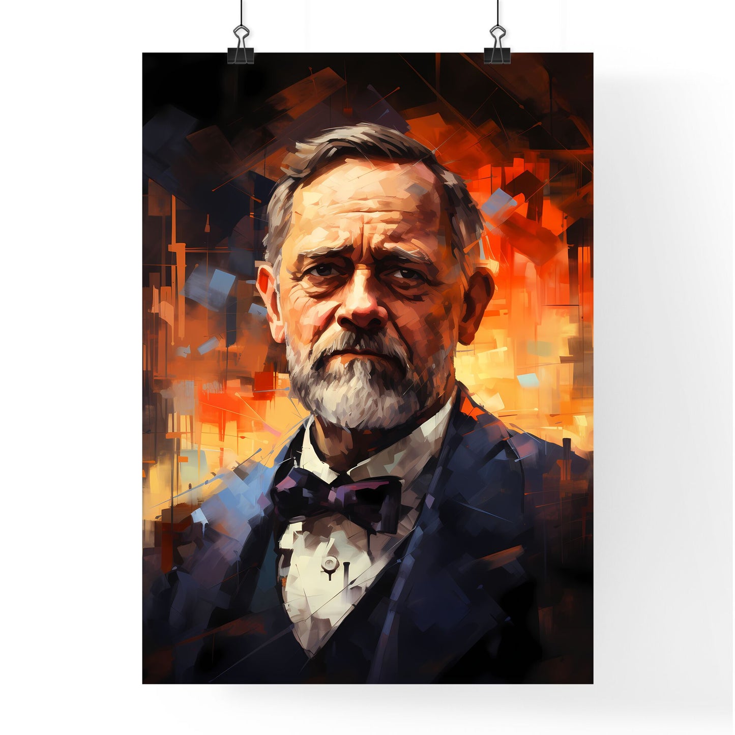 Louis Pasteur - A Man With A Beard And A Bow Tie Default Title