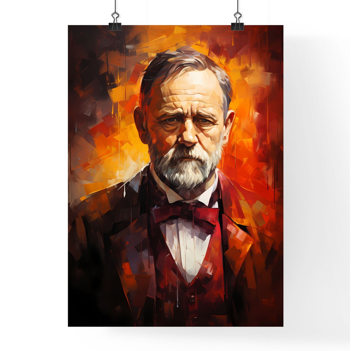 Louis Pasteur - A Painting Of A Man With A Beard Default Title