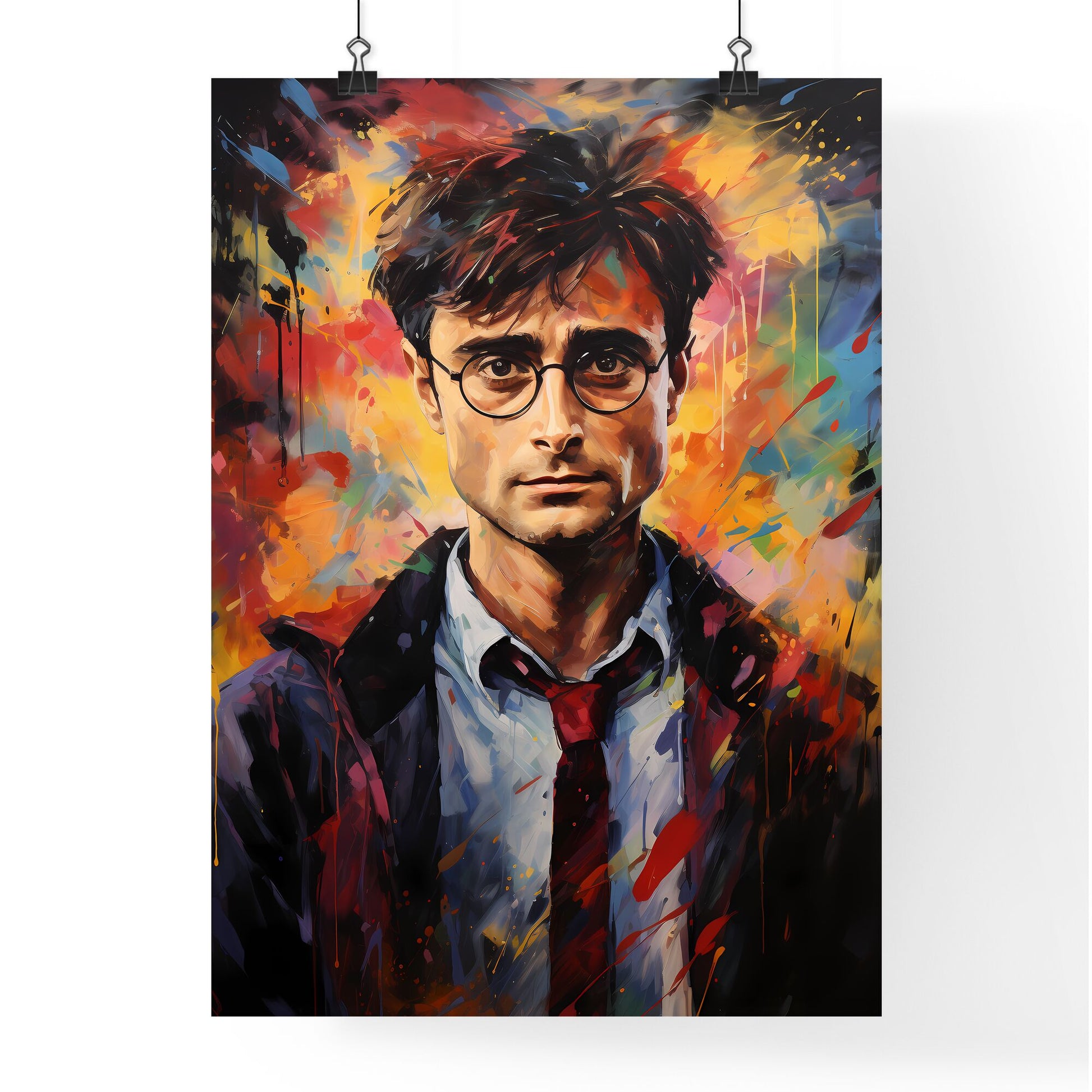 Mr. Potter - A Painting Of A Man Wearing Glasses And A Tie Default Title