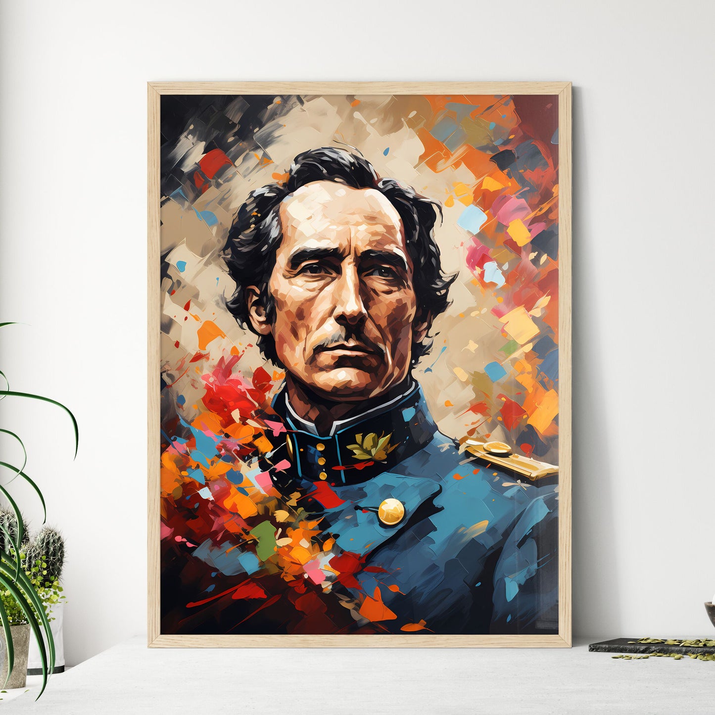 Simon Bolivar - A Painting Of A Man In A Military Uniform Default Title