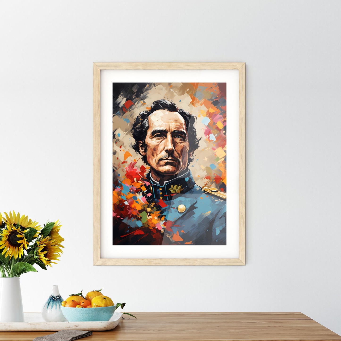 Simon Bolivar - A Painting Of A Man In A Military Uniform Default Title