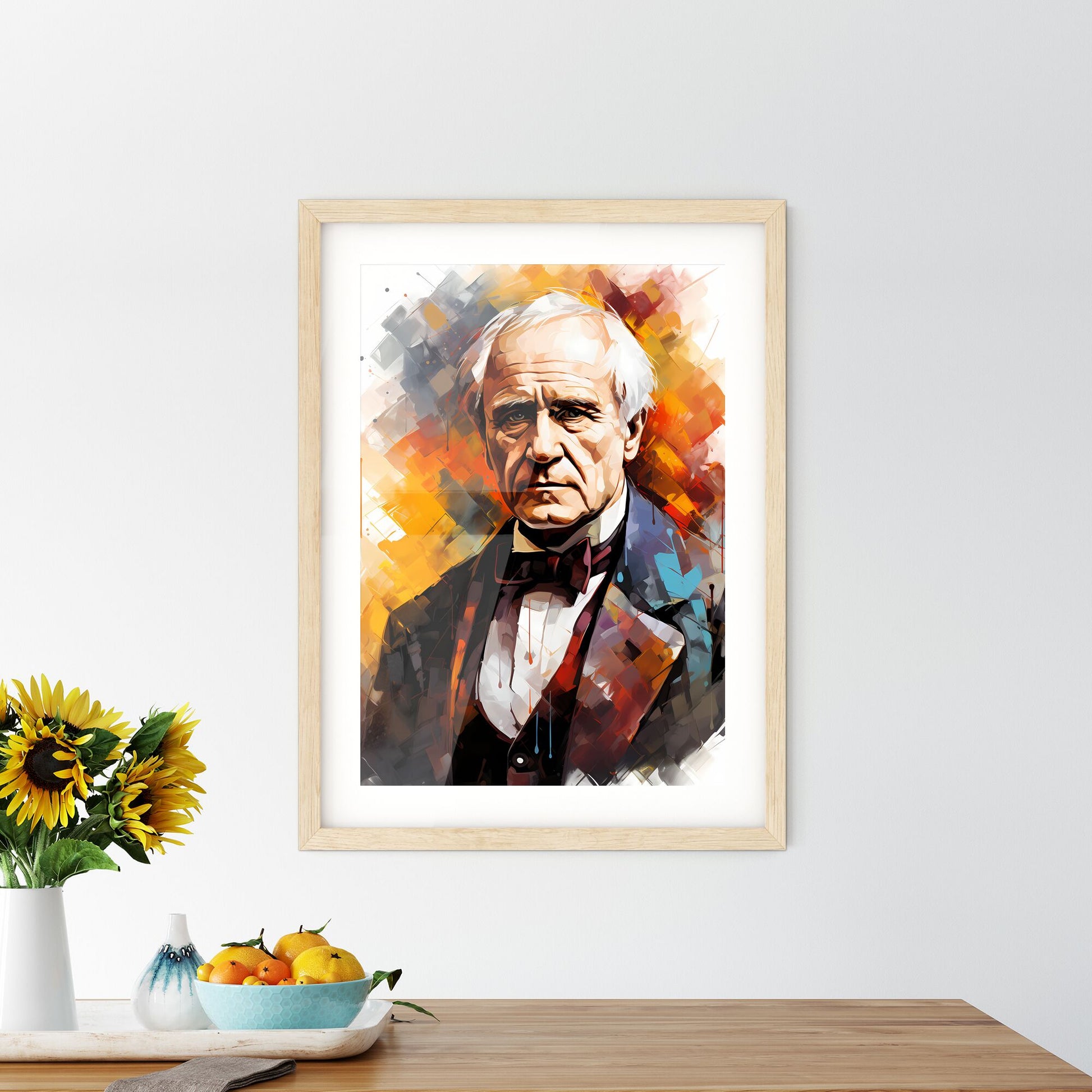 Thomas Edison - A Painting Of A Man Default Title