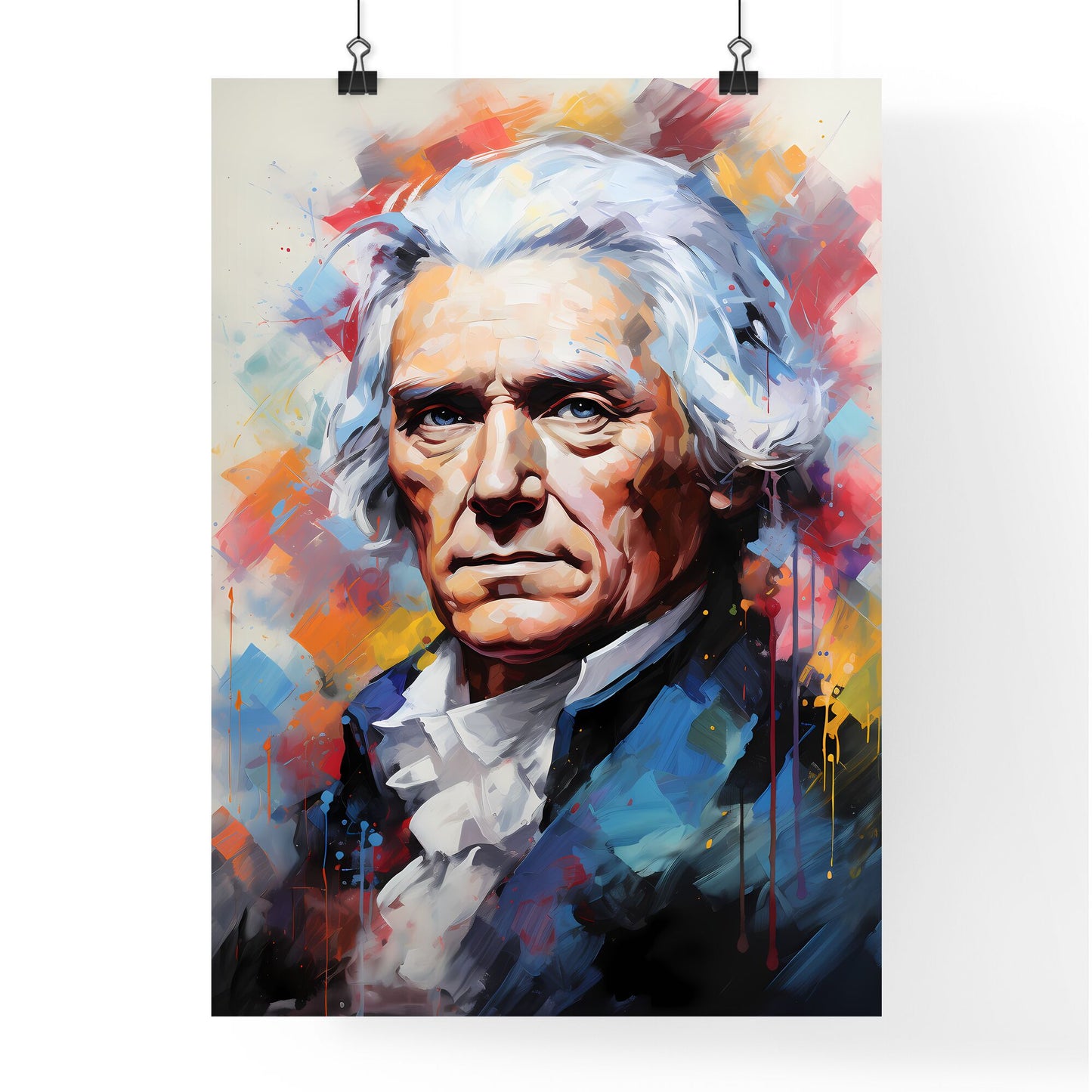 Thomas Jefferson - A Painting Of A Man Default Title