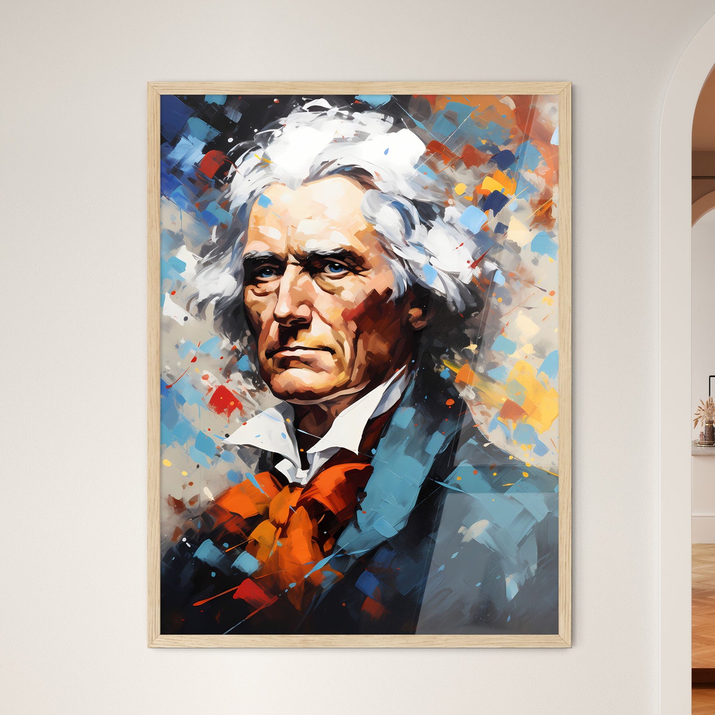 Thomas Jefferson - A Painting Of A Man With White Hair Default Title